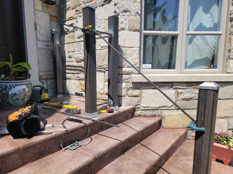Escaliers en granit et garde-corps — photo 5