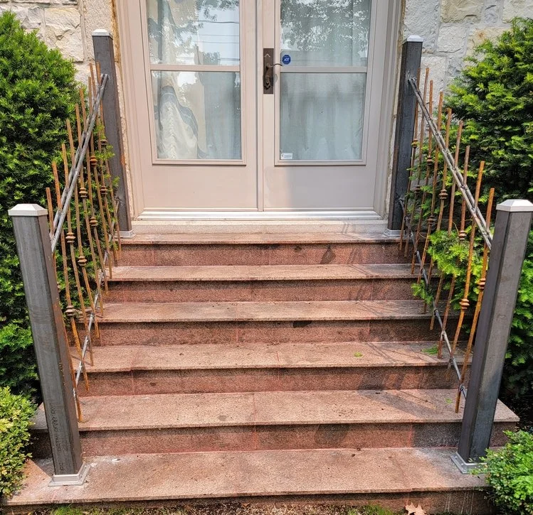 Escaliers en granit et garde-corps — photo 11