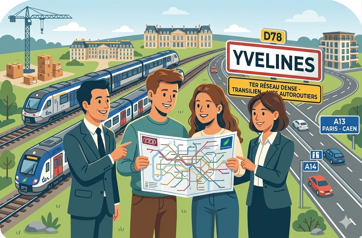 trains, ter et personnes avec carte pour la route