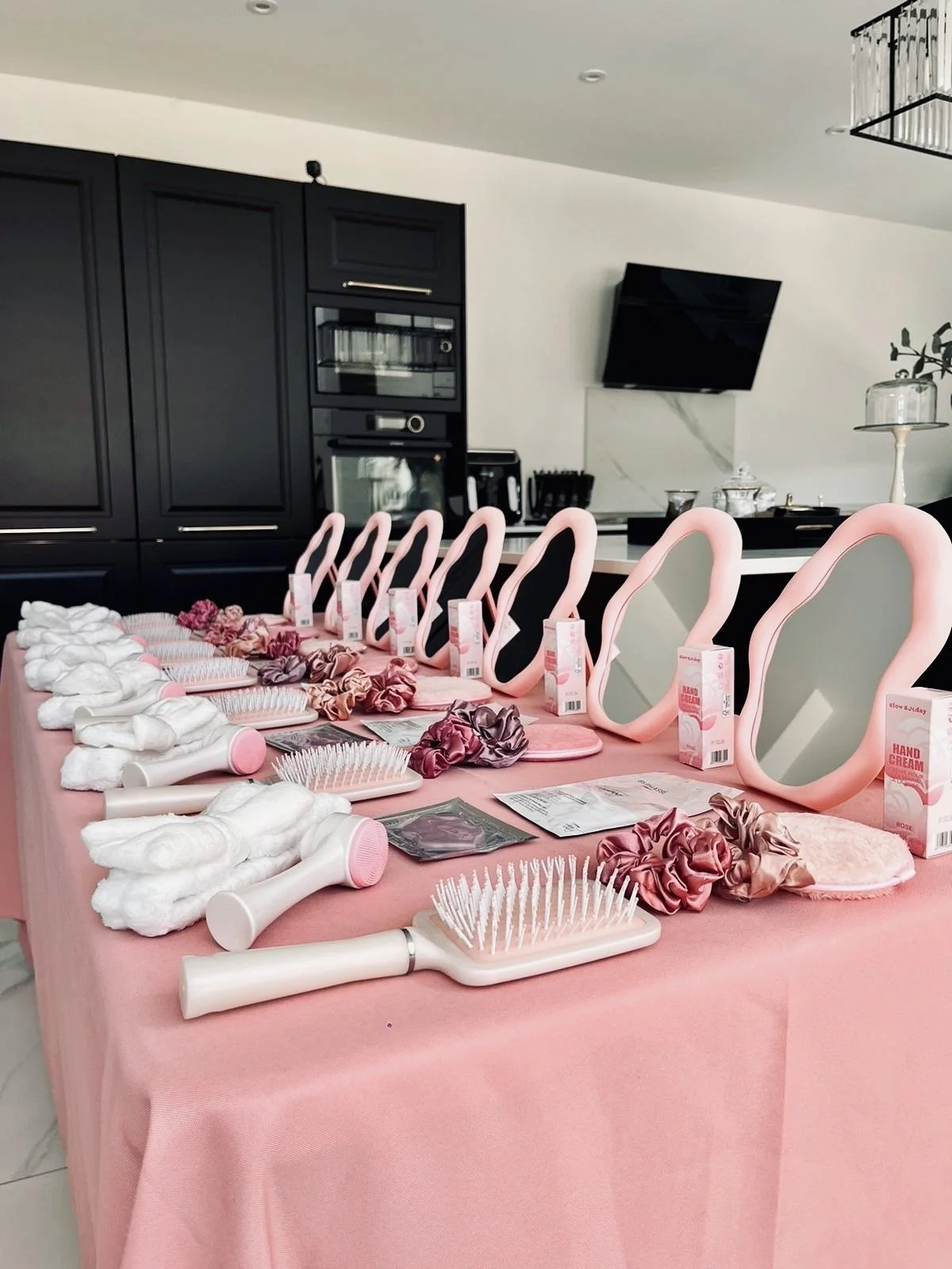 Beauty bar skin care pyjama party