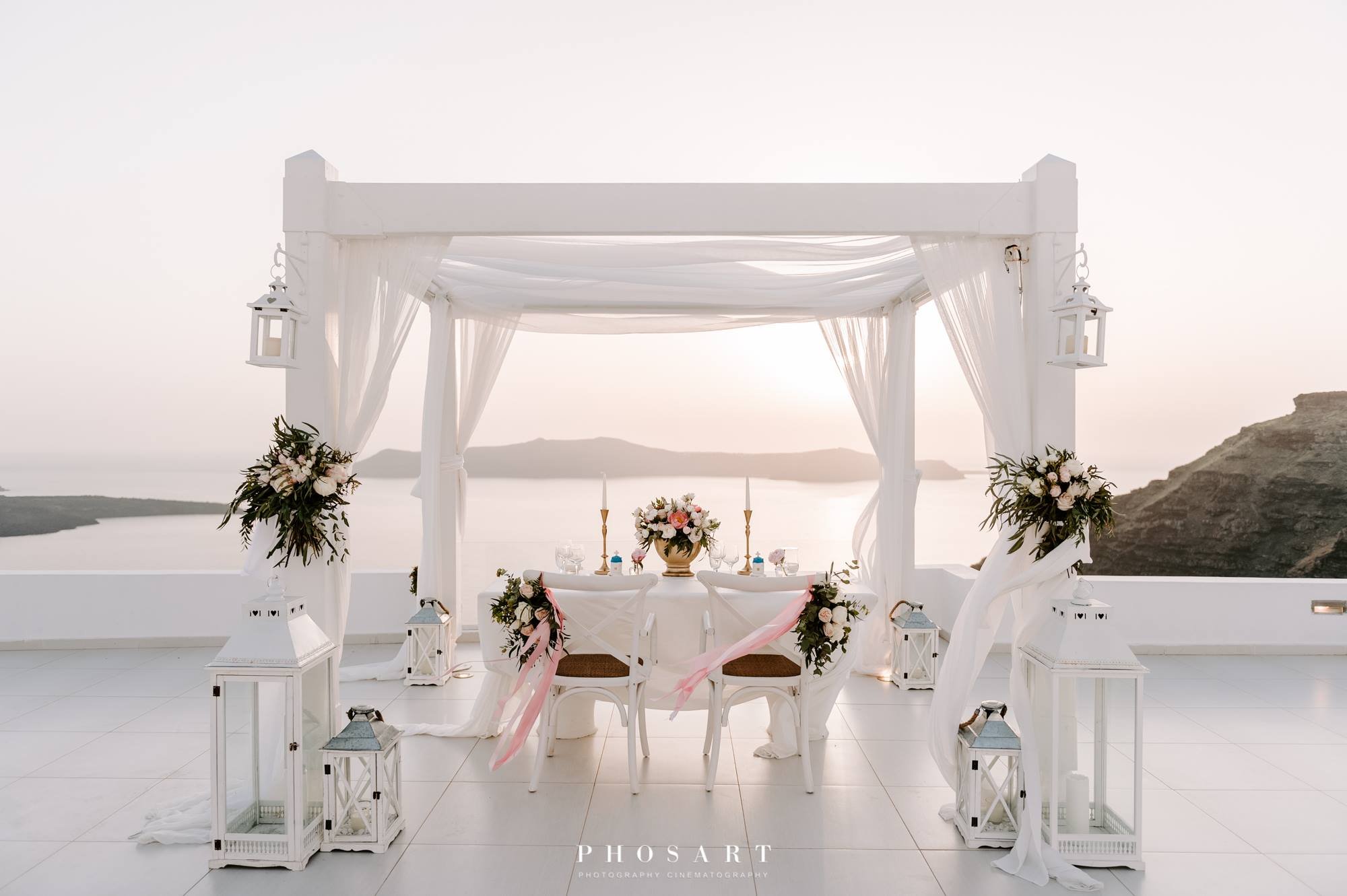 Intimate Dana Villas Santorini from £7,995/15 guests