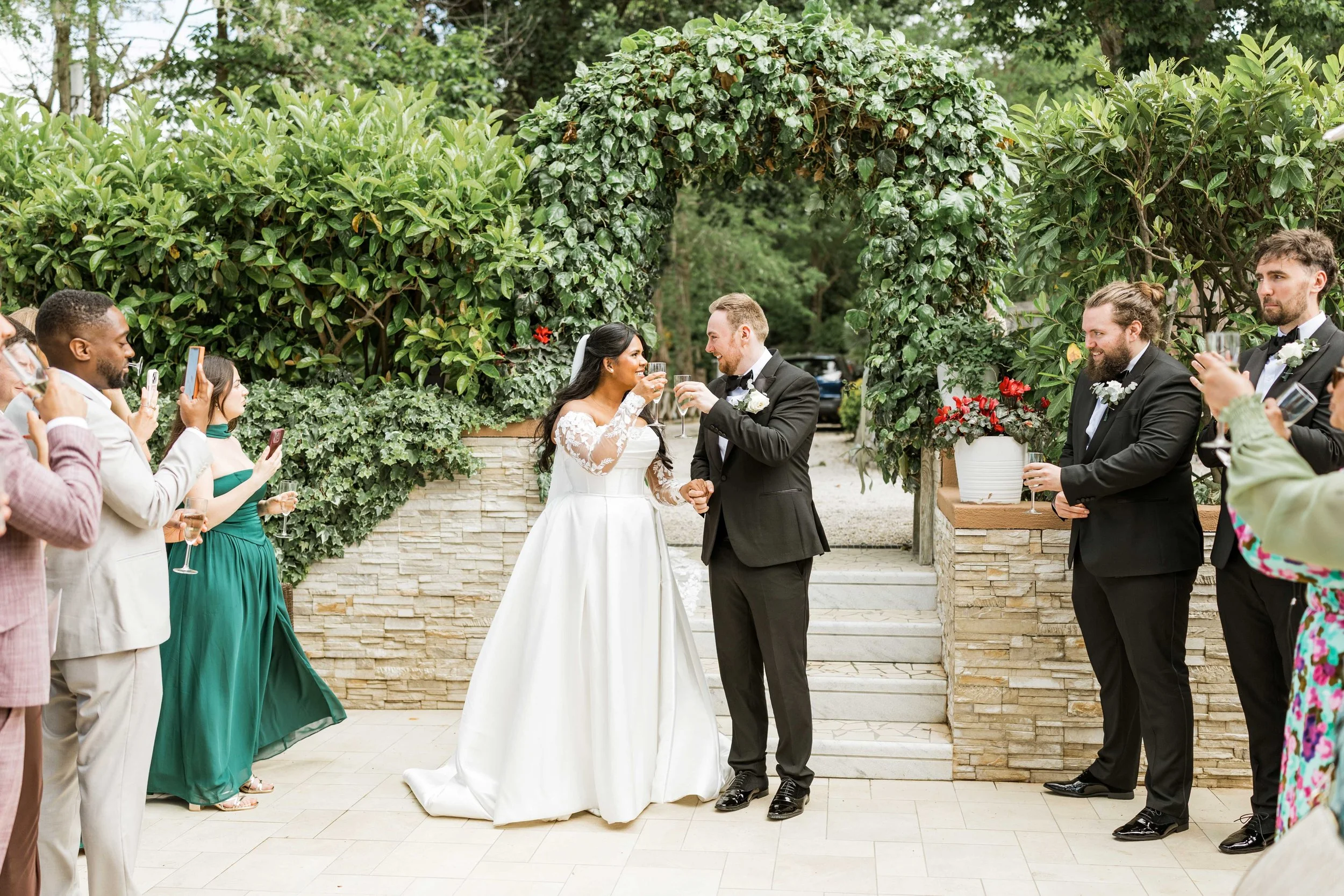 Castore - entry bride and groom to the venue Italy.jpg