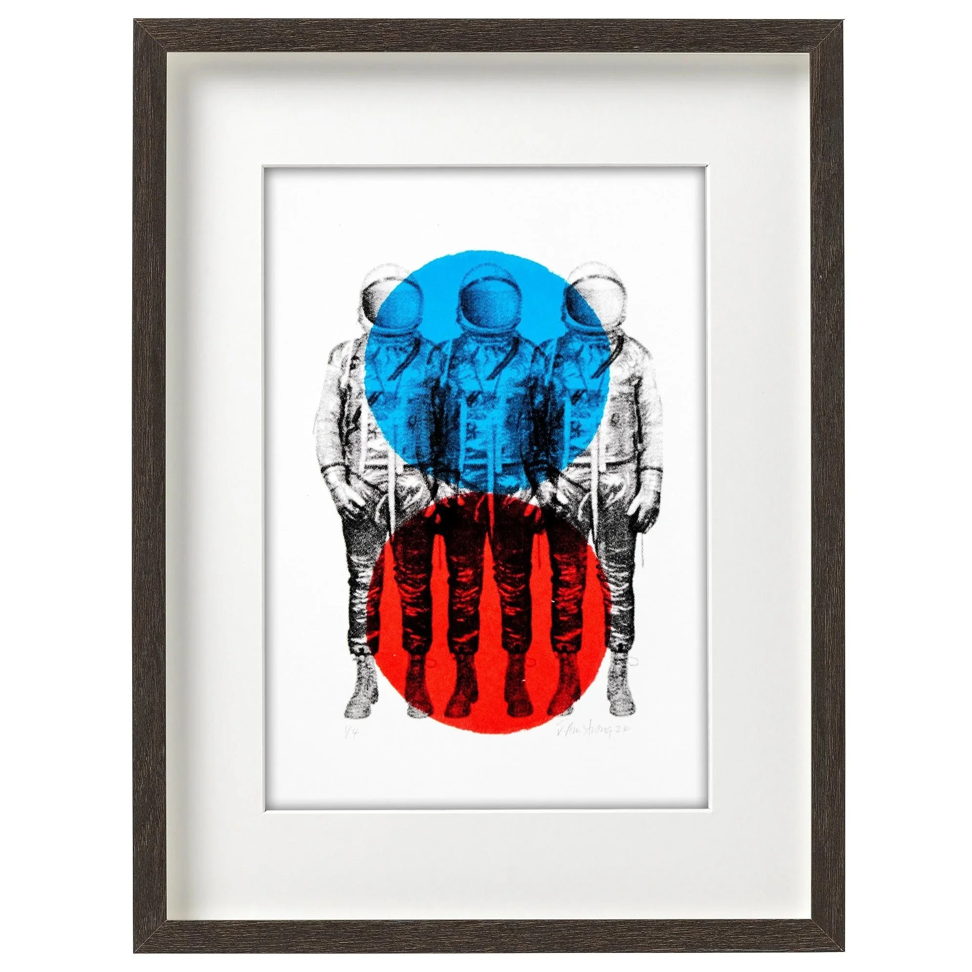 Three Spaceman  - colour circles (2nd edition)