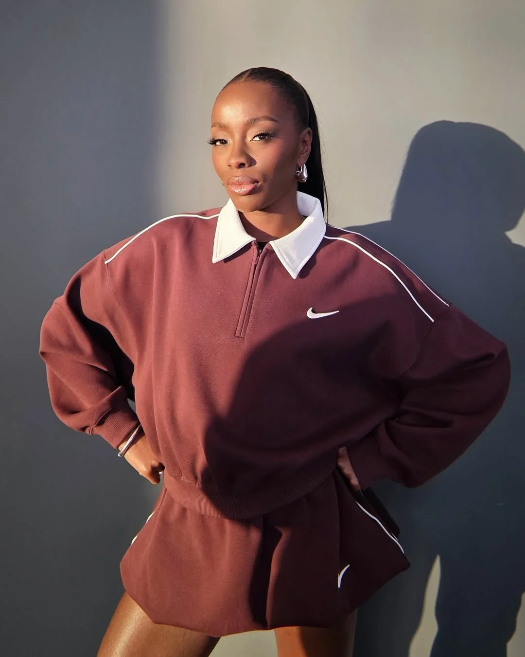 AJ co-hosting the Nike After Dark Tour finale in London ✔️

Makeup by @thembithems