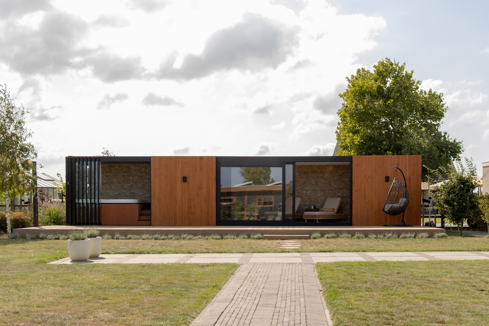 Wellness 40ft met sauna en spa