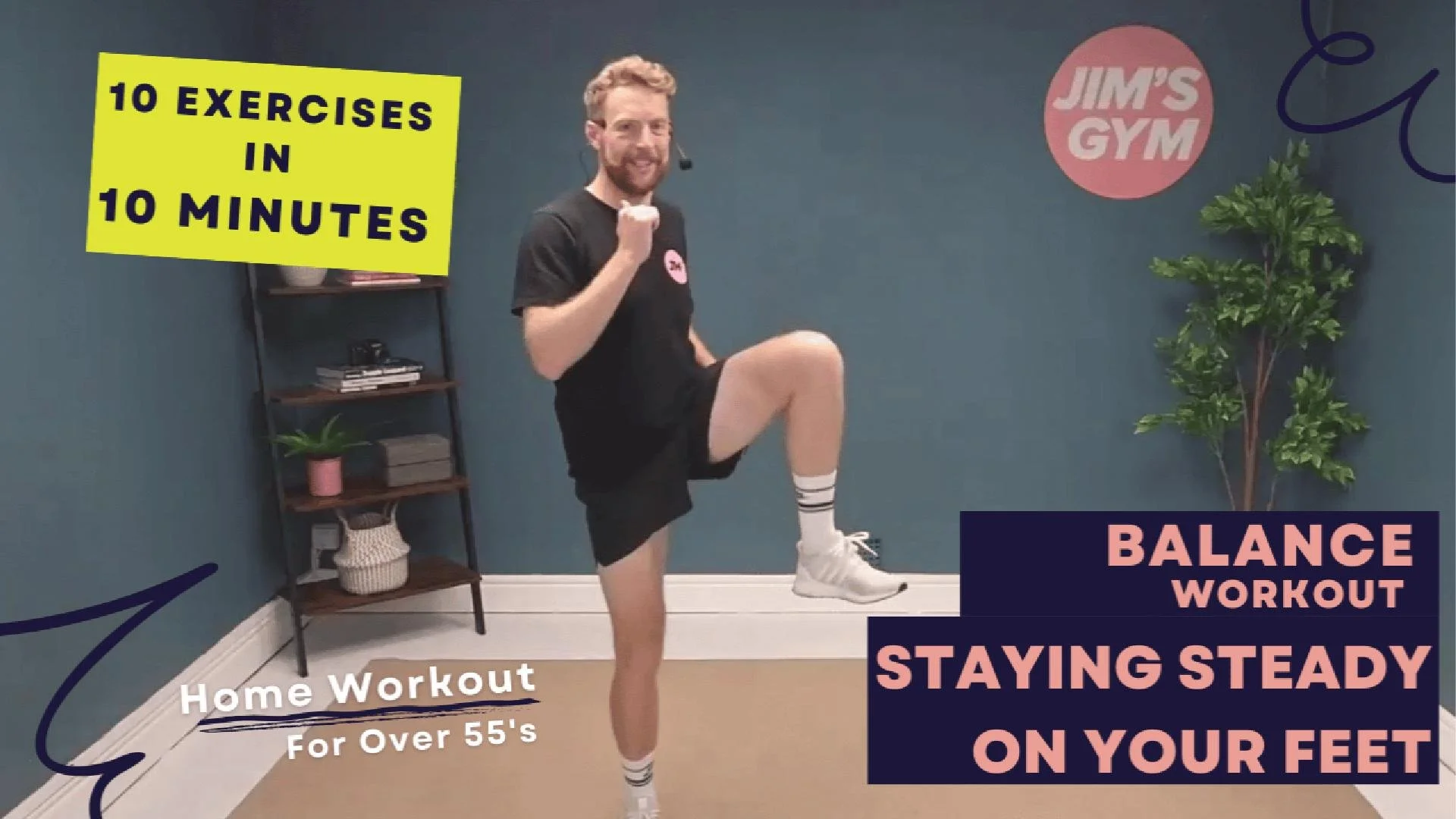 Staying Steady: A 10-Minute Balance Workout for Over 50s