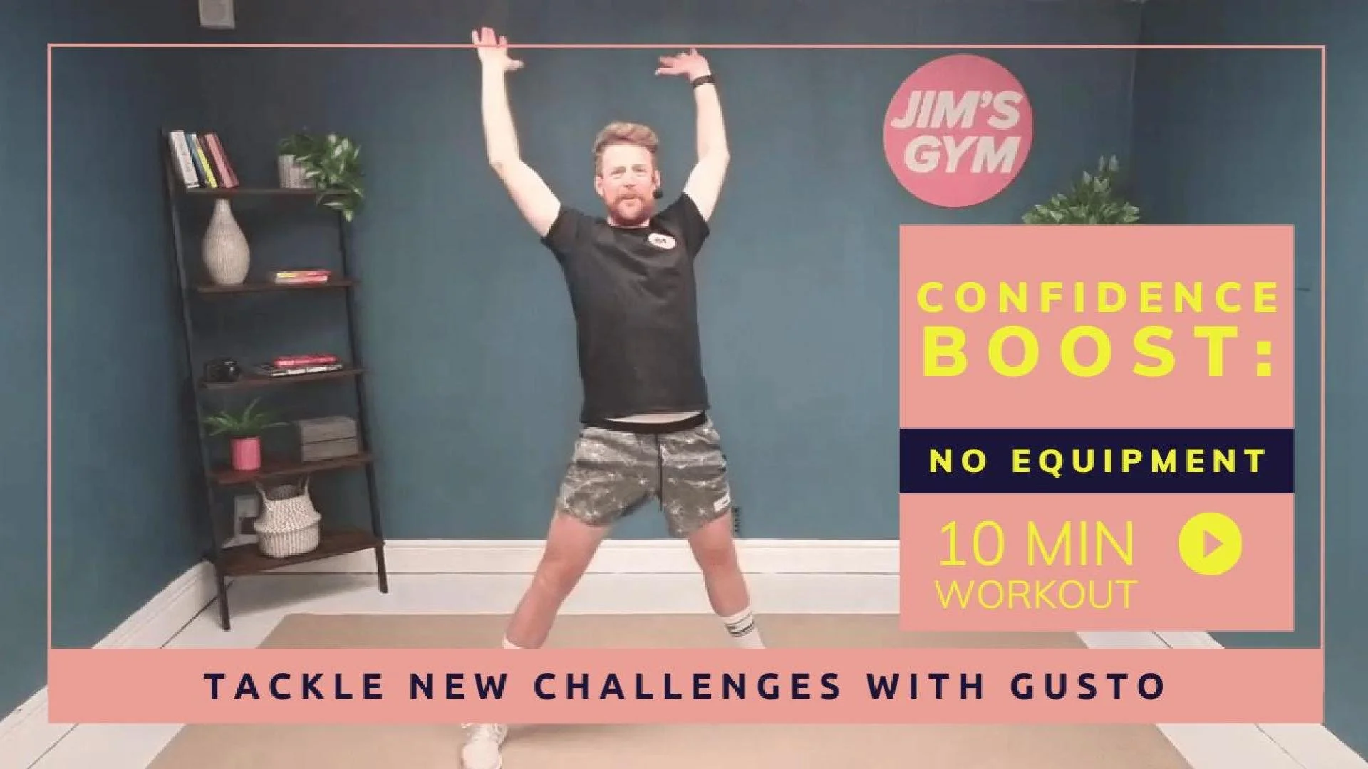 Tackling New Challenges with Gusto: 10-Minute Confidence-Boosting Workout