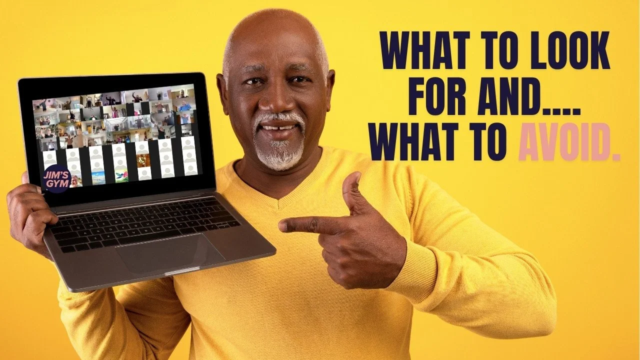 Online Fitness for the Over-55s: What to Look For (and What to Avoid)