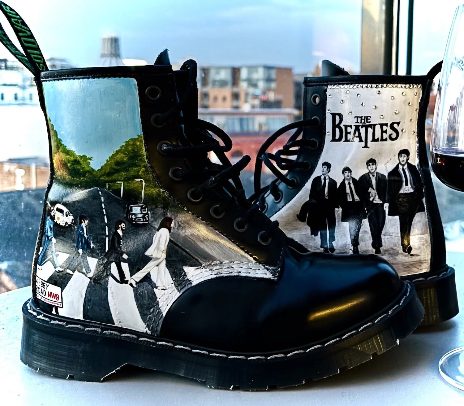 The Beatles Abbey road customised Boots