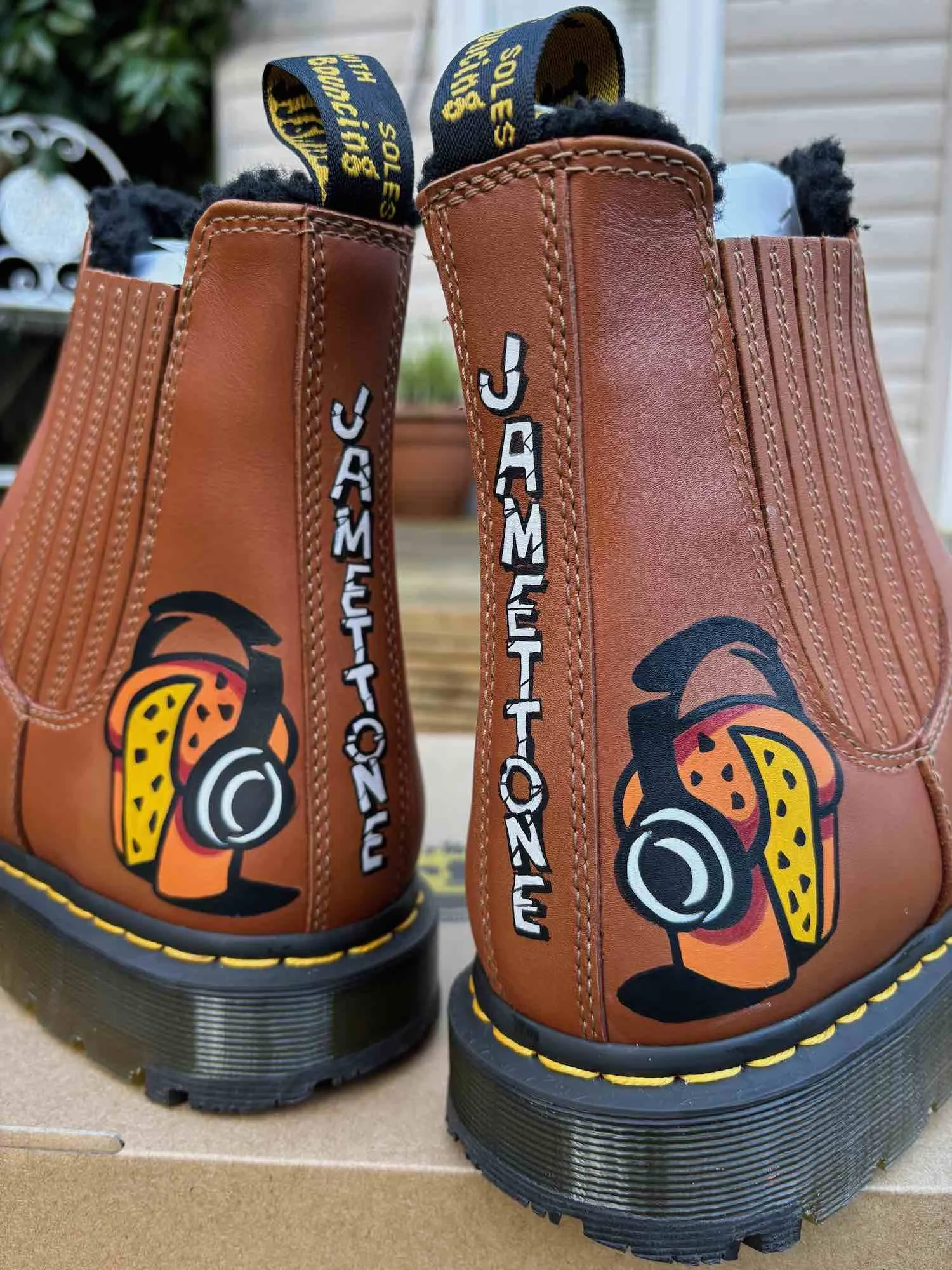 Custom personalised Dr Marten boots