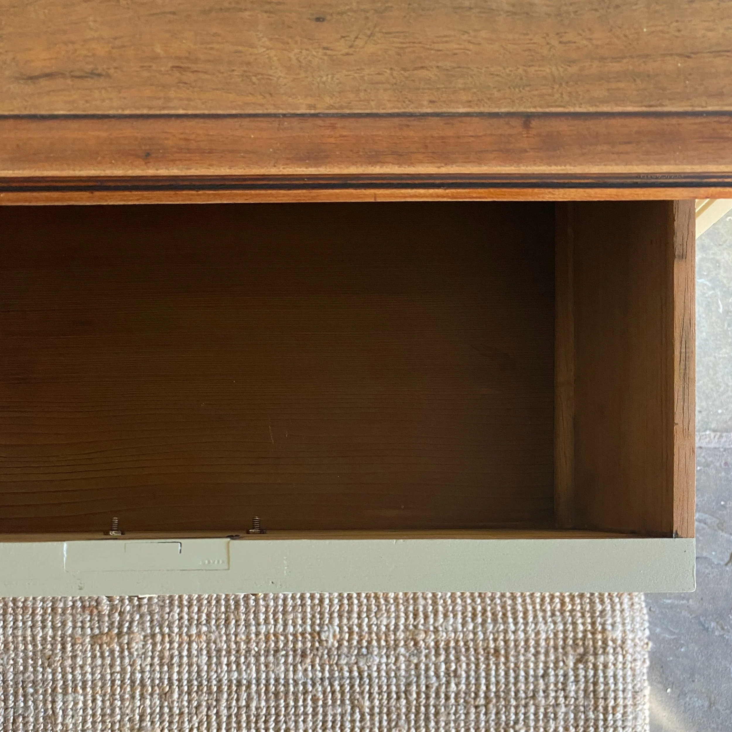 Blue and Pink decorative floral vintage chest of drawers