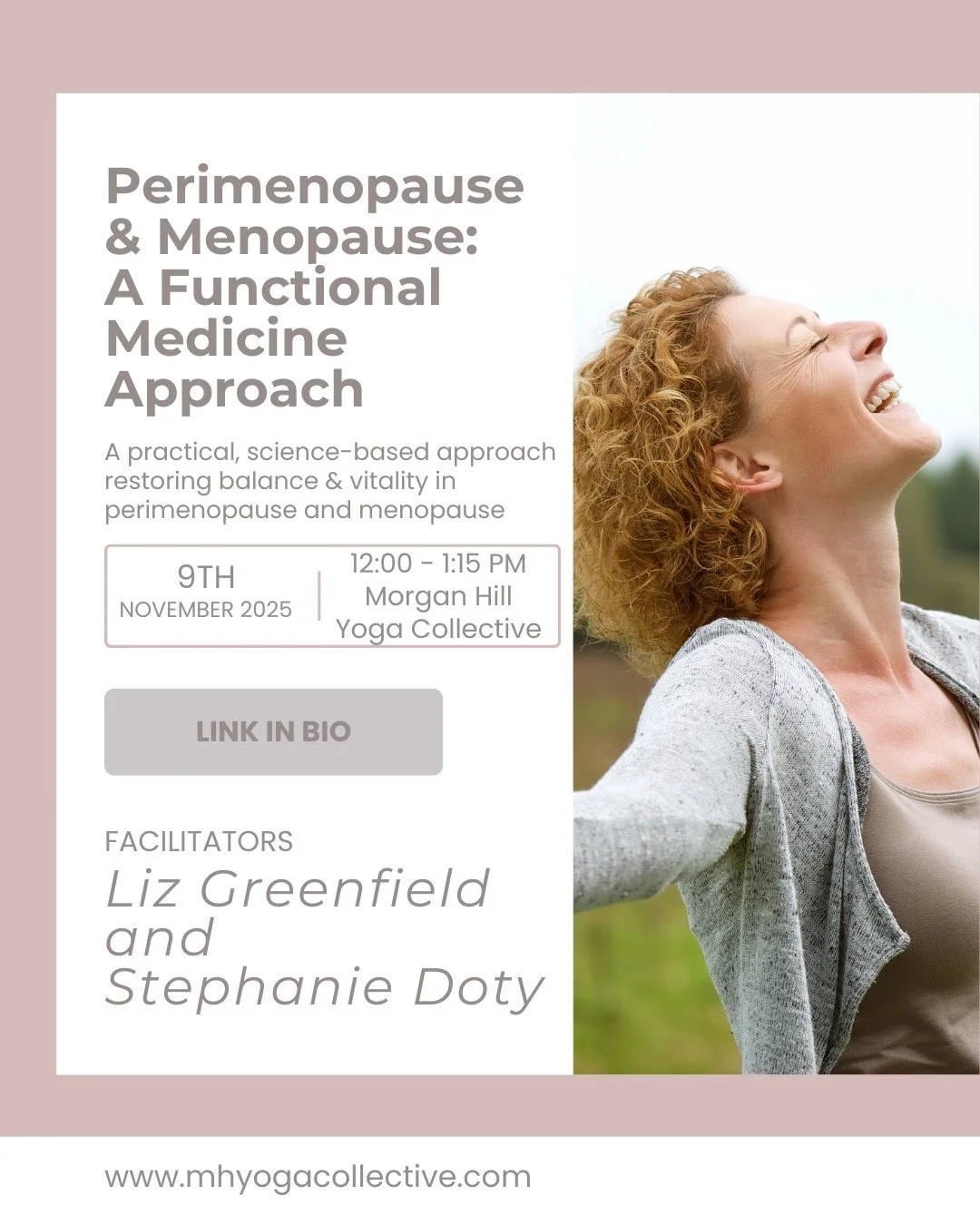 🌿 Join us at Morgan Hill Yoga Collective &mdash; November 9th!

If you&rsquo;ve been feeling bloated, fatigued, moody, or &ldquo;off&rdquo; in your body and can&rsquo;t seem to find answers, this workshop is for you.

From 12:00&ndash;1:15 p.m., we&