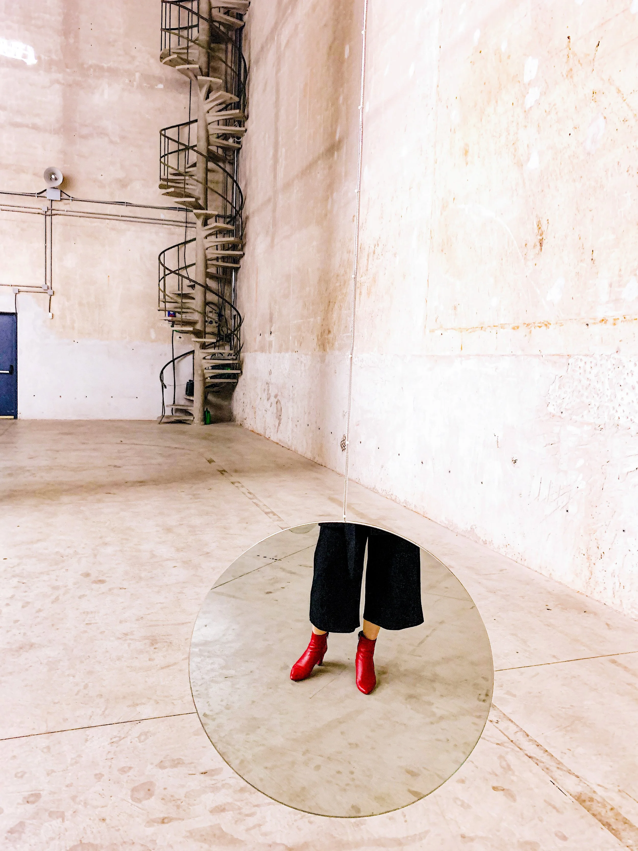 Self-portrait (red shoes), 2020