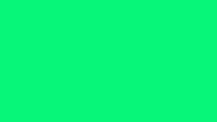 Bright green background with no objects or details.