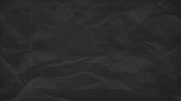 A black chalkboard with faint visible horizontal lines and some crumpled paper texture.
