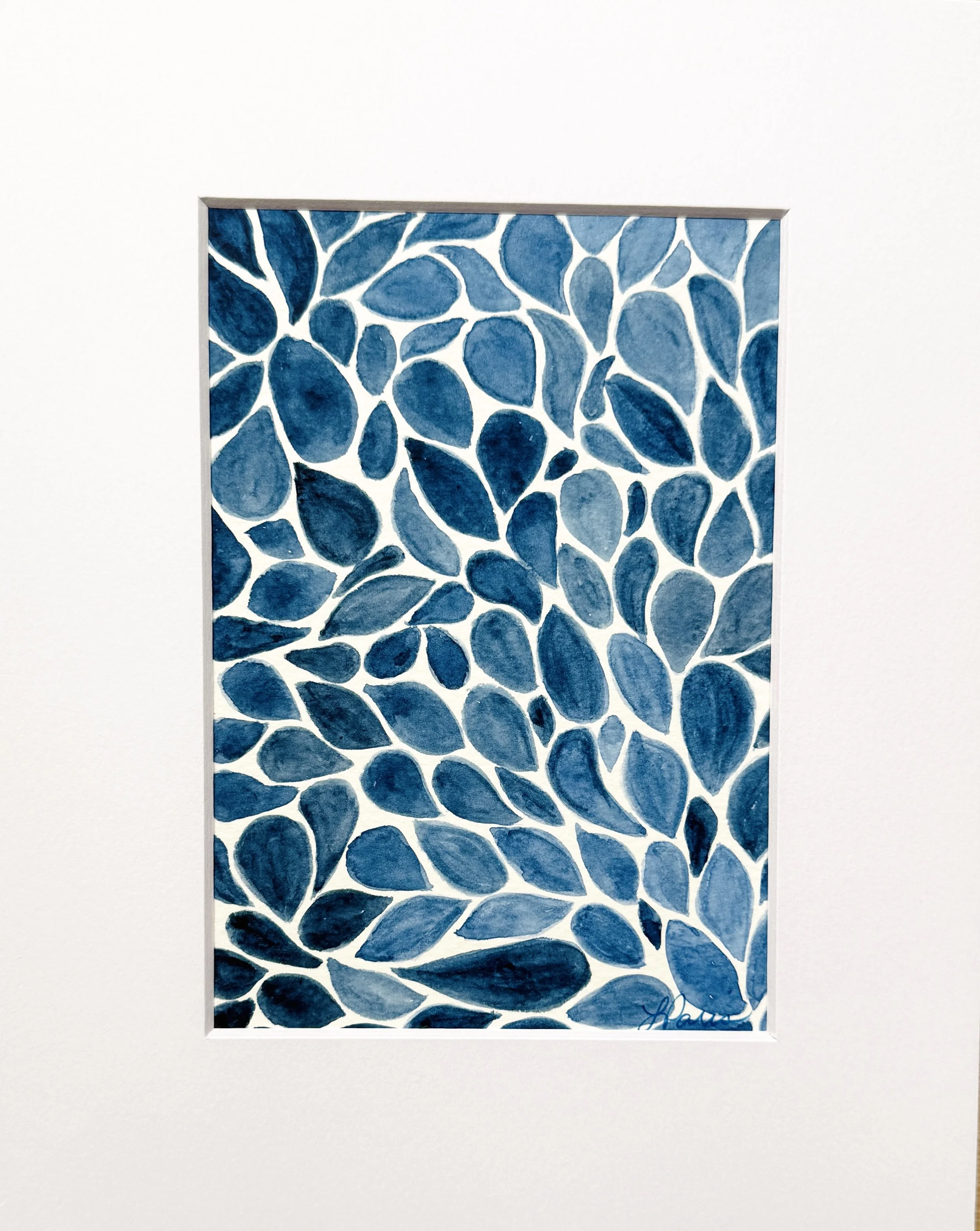 Petals Blue watercolor 5x7.jpg