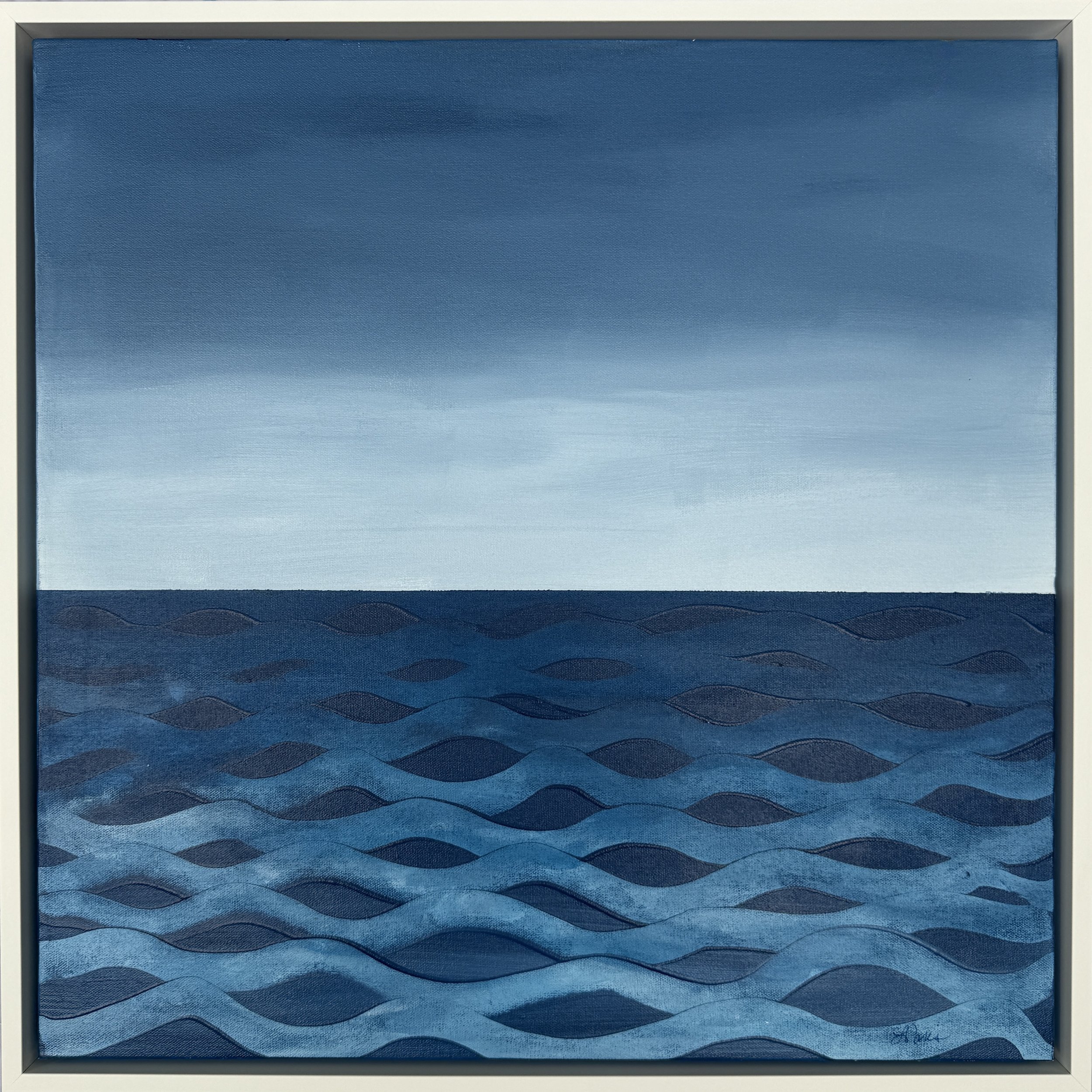 On The Horizon II, 24x24 framed