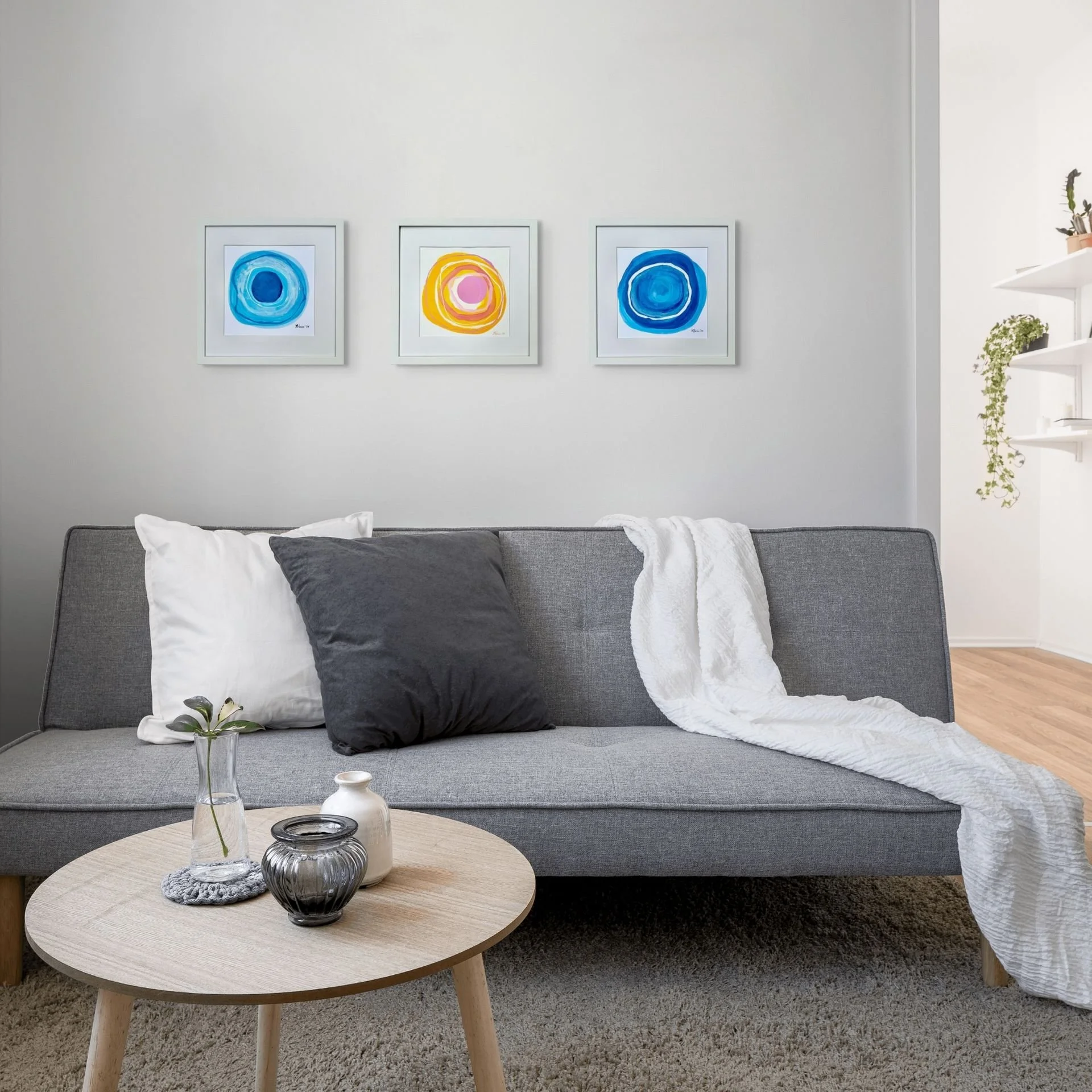 irregular circles collection white throw.jpg