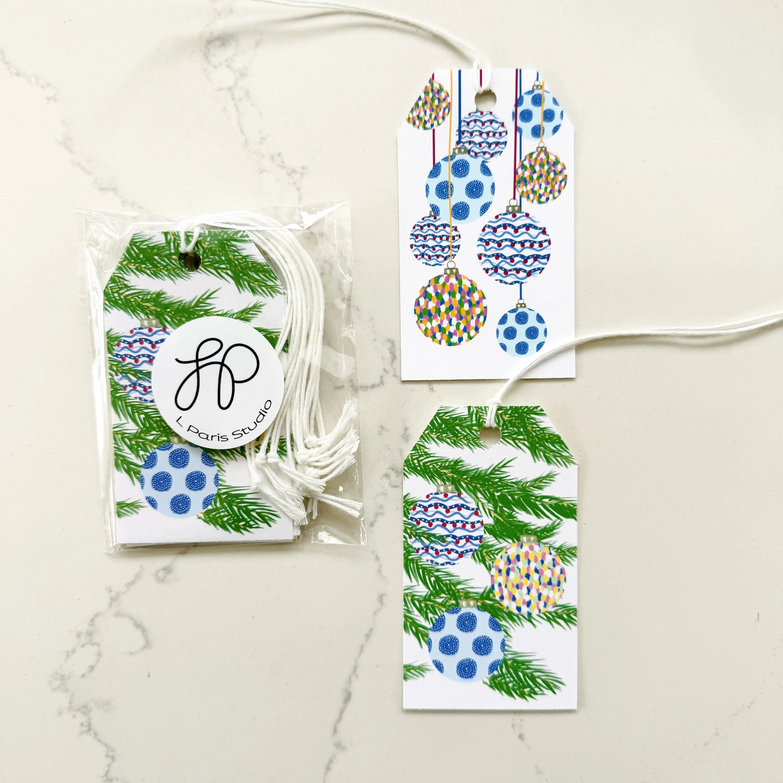 Holiday Gift Tags, 2 Designs