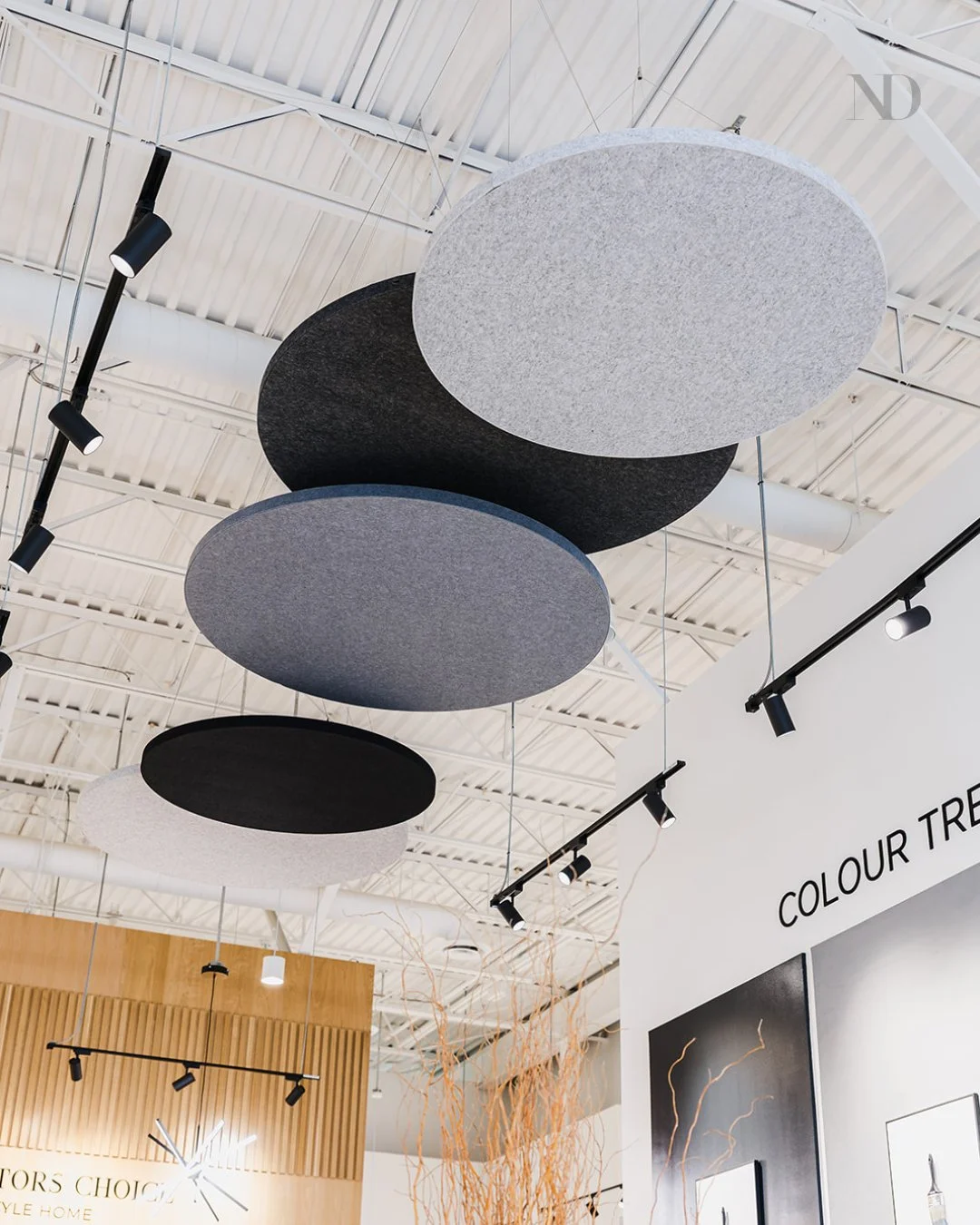 Designing for the customer experience goes beyond visuals. We chose these acoustic ceiling baffles by @Altispace for @thedecoratorschoice to reduce noise throughout the store ✨

#RetailDesignCanada #CanadianStoreDesign #RetailSuccess #RetailTransform