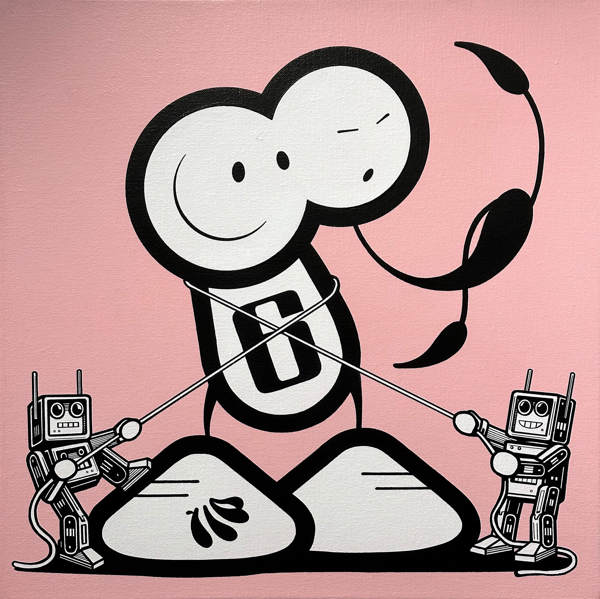 40cm x 40cm Robots restraining Lad number 6.jpeg