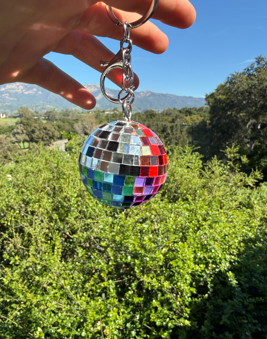 Divine Disco Ball Keychain