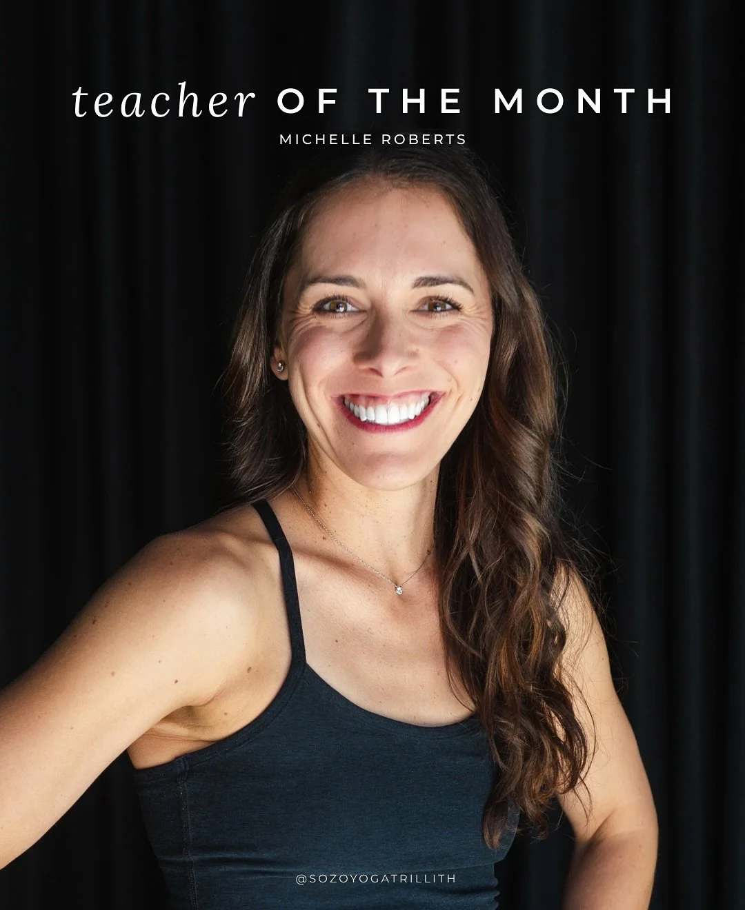 Meet our Teacher of the Month — Michelle Roberts ✨
Michelle’s passion for fitness grew into a deep love for yoga when she discovered how transformative the practice could be. After finding relief from low back pain through Hot 26, yoga be