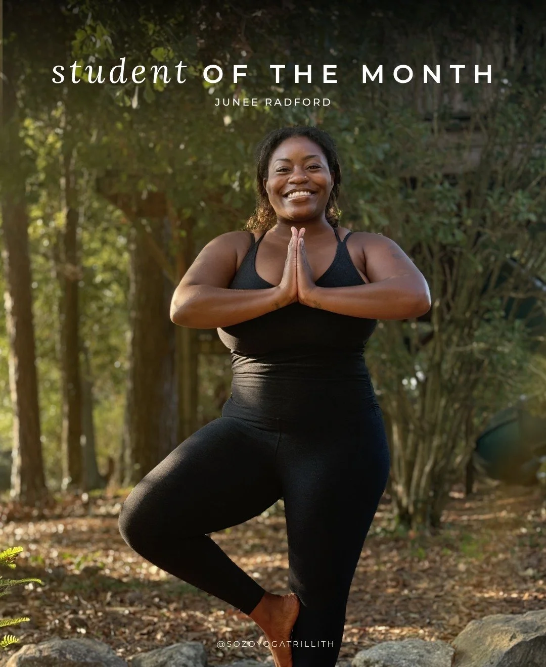 Meet Junee Radford, a cherished part of our SOZO community. For Junee, yoga has been more than movement — it’s been a sanctuary, a place to release, heal, and reconnect with both God and her own heart.
Through this practice, she’s f