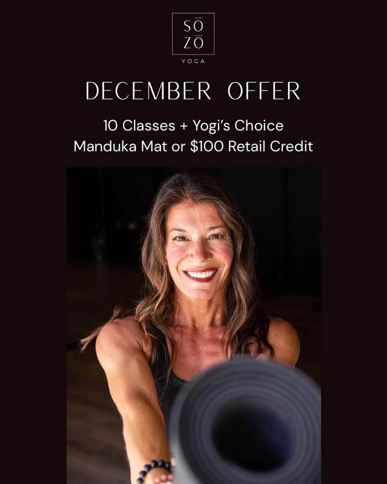 Give the gift of wellness this holiday season! 🎁🎄🧑&zwj;🎄

For a limited time, purchase 10 classes + Manduka mat OR $100 retail credit. This is the gift that keeps on giving!

Find your mind, body, spirit wholeness on your mat + share that gift wi