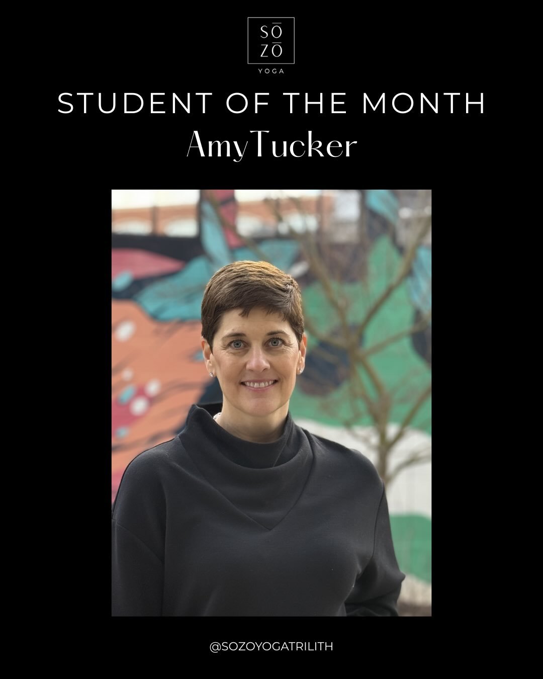 Our Student of the Month, Amy Tucker, reminds us what growth looks like when you consistently show up for yourself and don&rsquo;t have expectations about your practice. In her own words, here&rsquo;s Amy&rsquo;s  journey at SŌZŌ:
 
What do you love 
