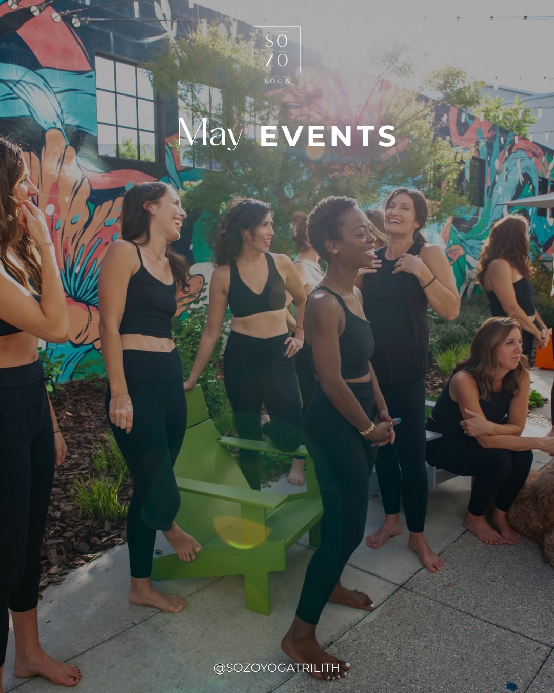 MAY EVENTS 🤩

Longer days, fresh energy, and so many ways to move, breathe, and connect.
From grounding yin to powerful flows and special events&mdash;we&rsquo;ve got something for every body this month. 🙌

Come find your rhythm with us 💫
Check th