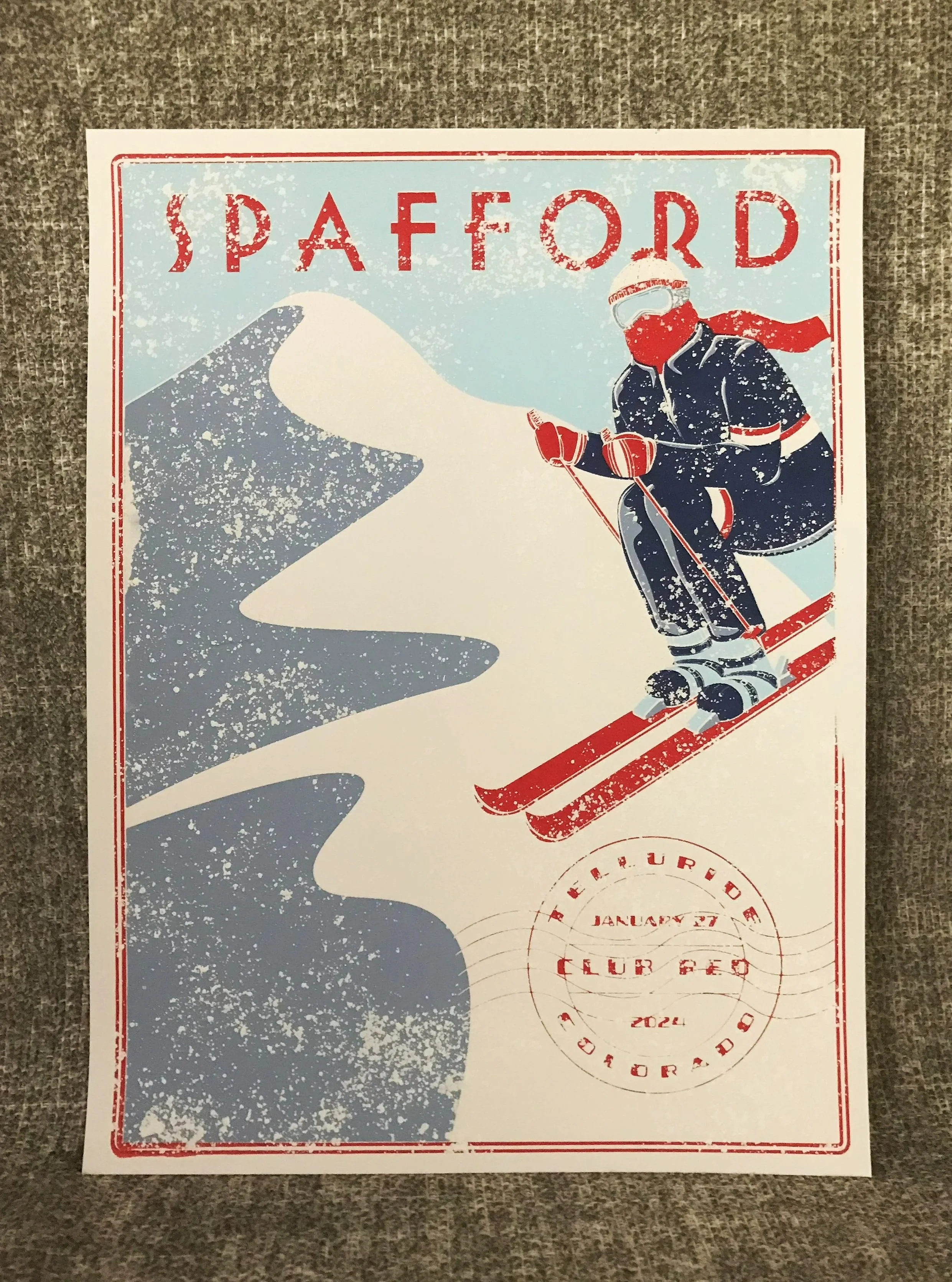 *fan art* 9" x 12" / 4 color / hand made screen print