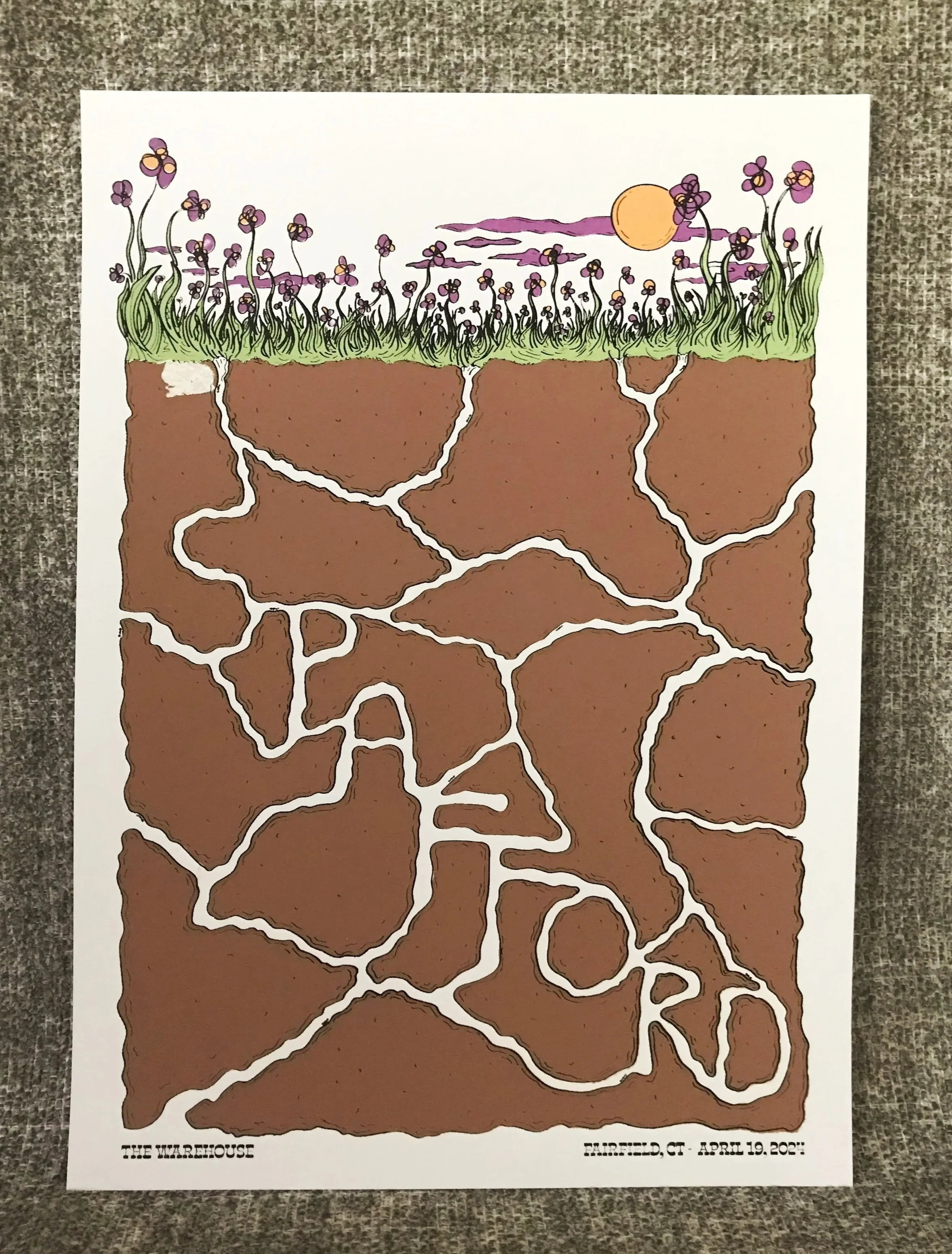 *fan art* 9" x 12" / 4 color / hand made screen print