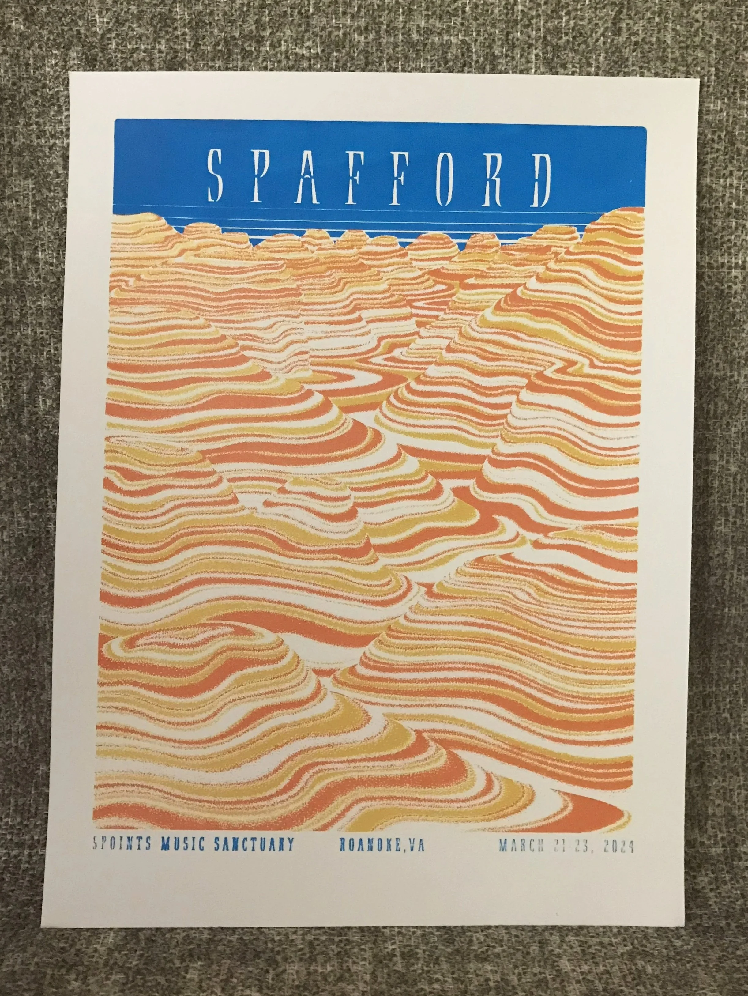 *fan art* 9" x 12" / 4 color / hand made screen print