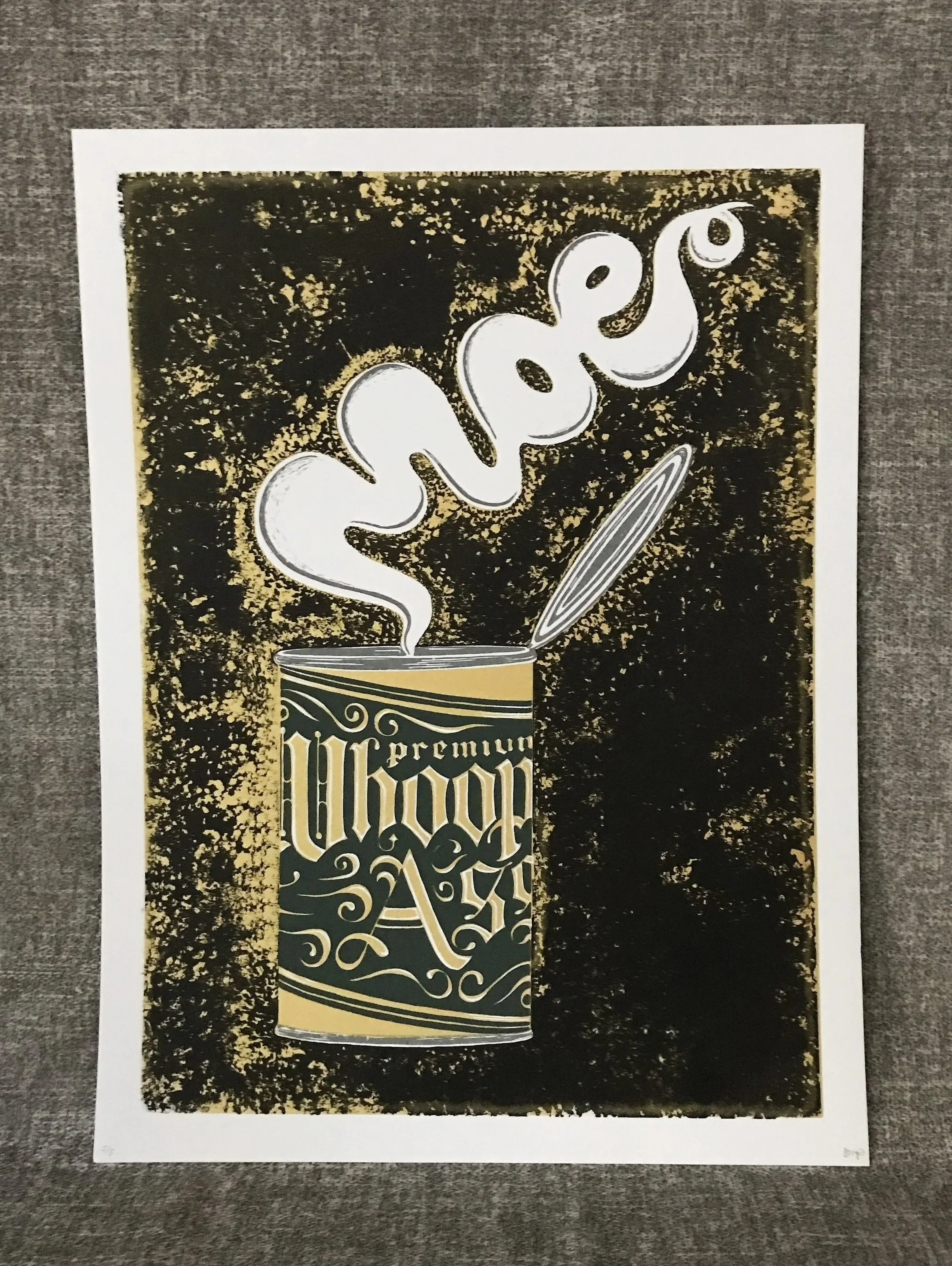 *fan art* 18" x 24" / 4 color / hand made screen print