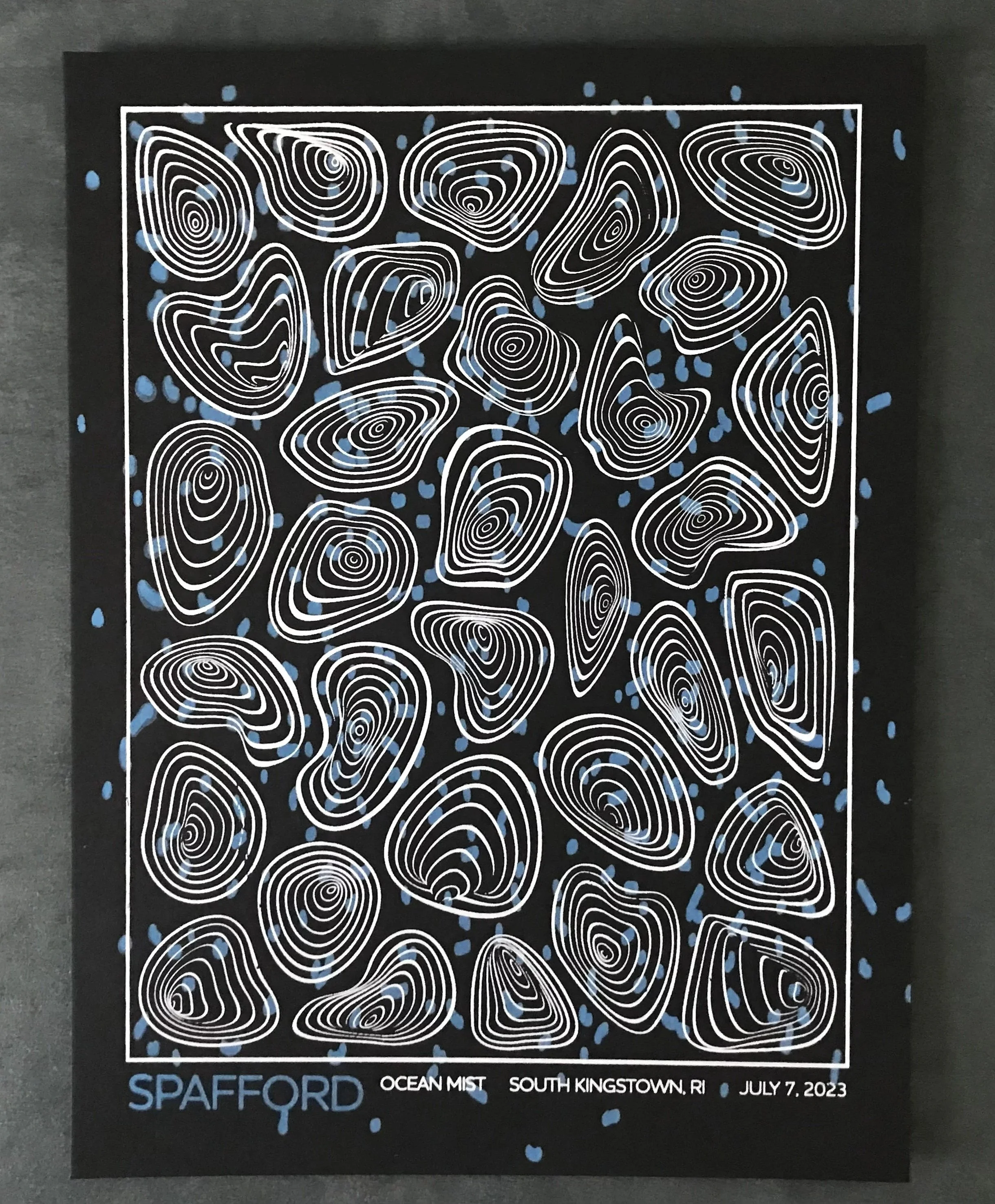 *fan art* 9" x 12" / 2 color / hand made screen print