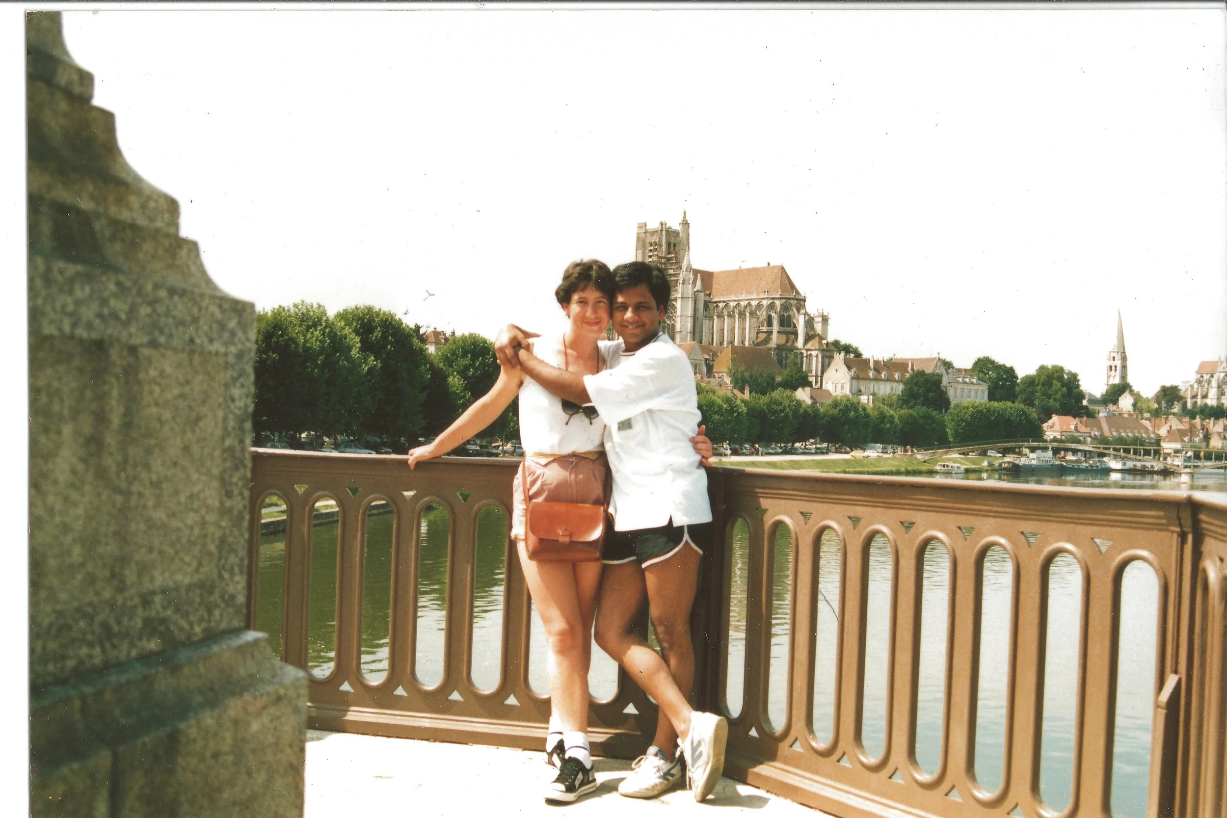 Janique and Subrata at Auxerre-France 1988 - Resolution 2400.jpg