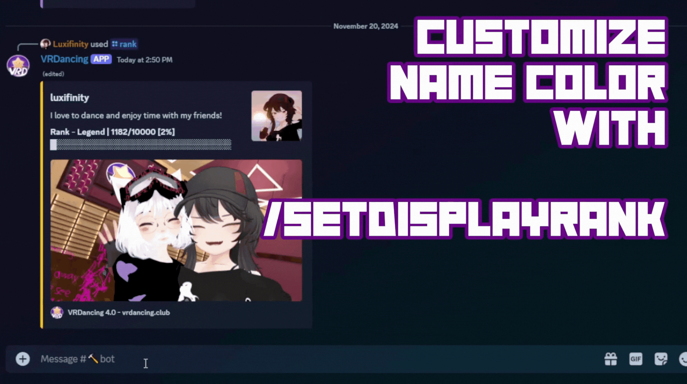 Discord Bot: Change your name color update!