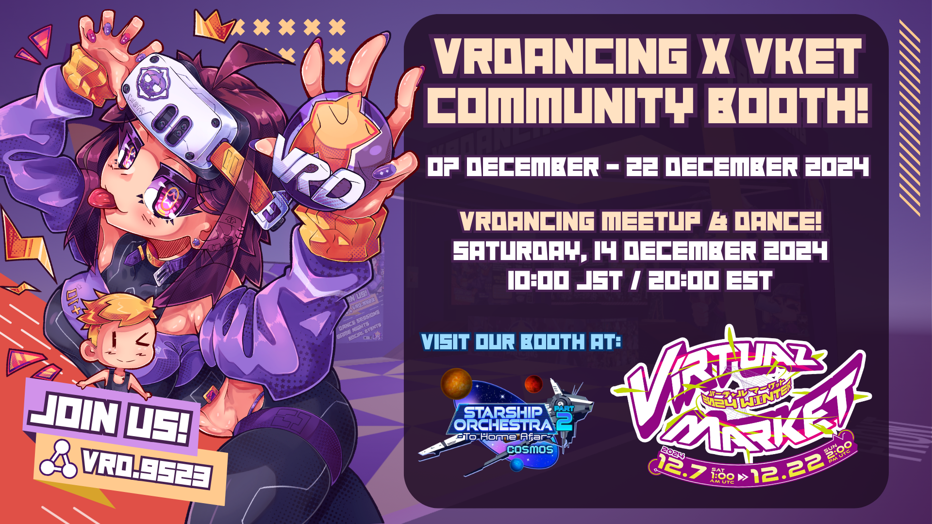 VRDancing is going to VKET Winter 2024!