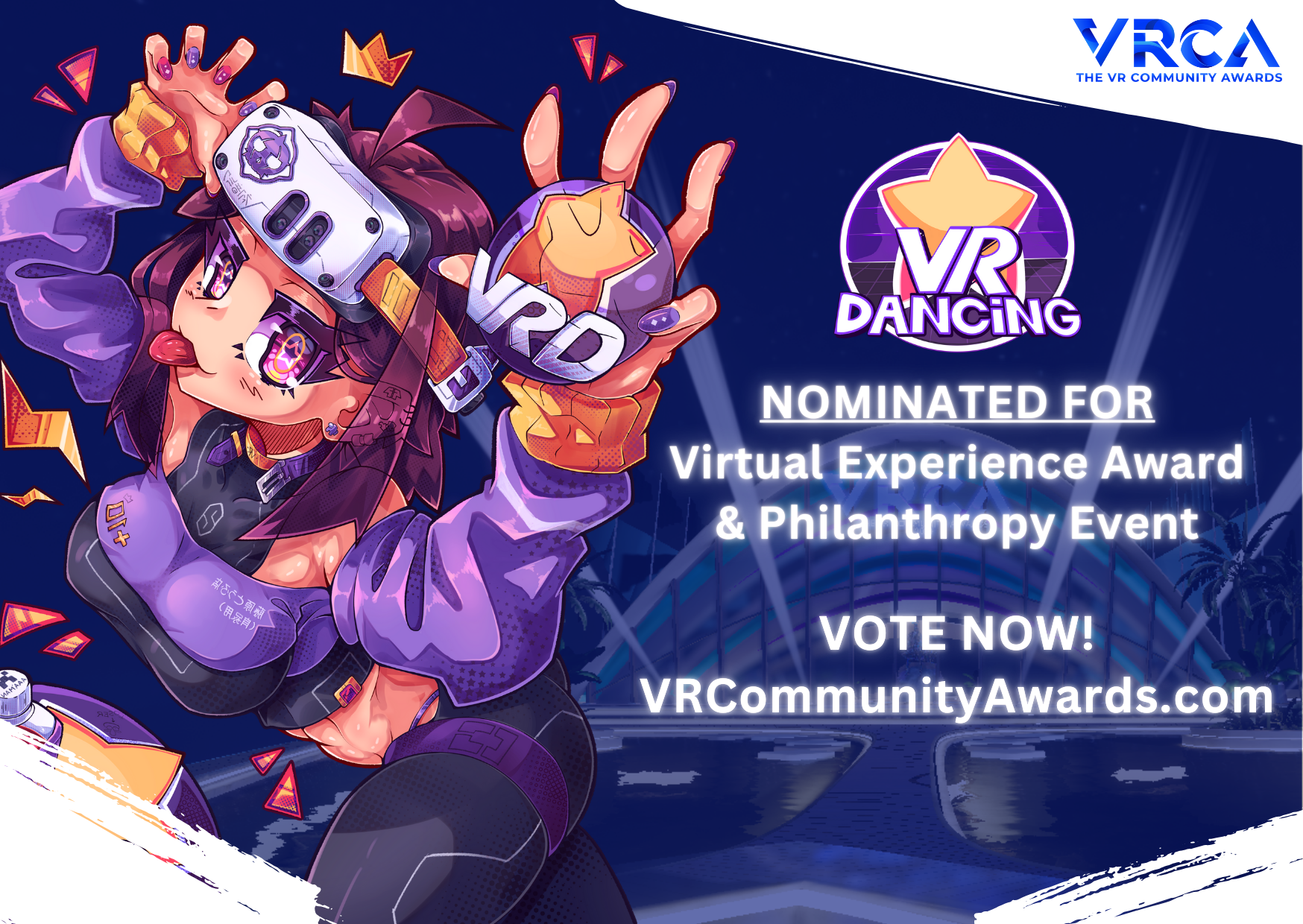 VRDancing is nominated for The VR Community Awards 2024!