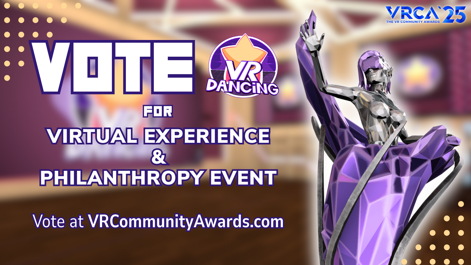VRCommunity Awards Phase 1 Voting Ends Soon!