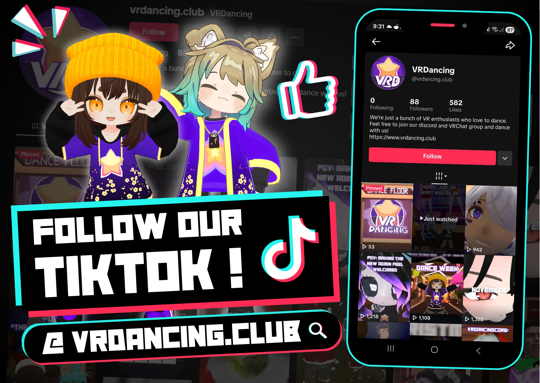 VRDancing has a TikTok Page!