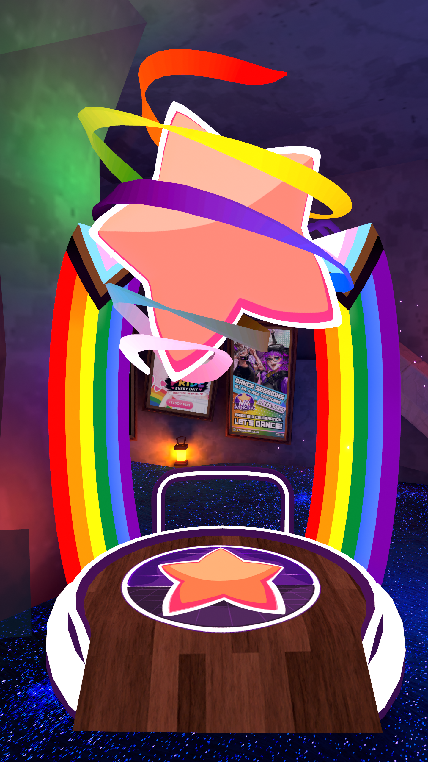 VRDancing at the VRChat Pride World!