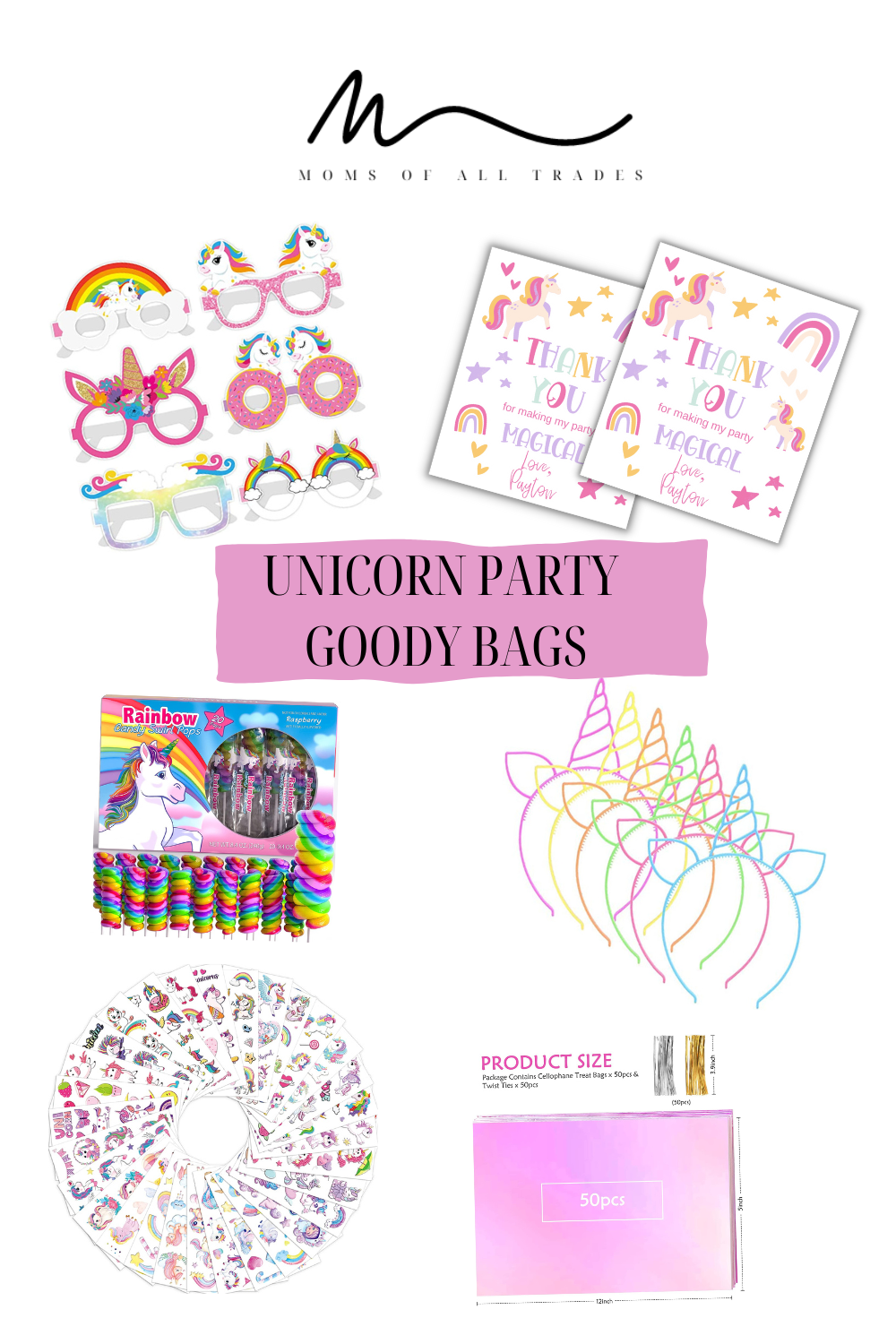 Budget Friendly Unicorn Party Favors — Moms of All Trades