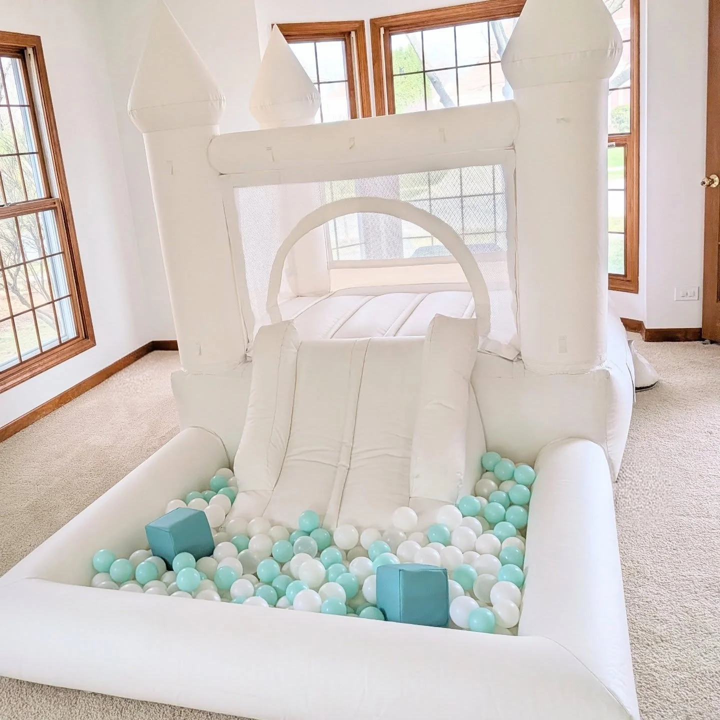 When the weather isn't ideal, we bring the bounce house indoors! Back for a second year celebrating this sweet birthday girl! 

#bouncehouse #schaumburg #schaumburgil #partyrentals #birthday