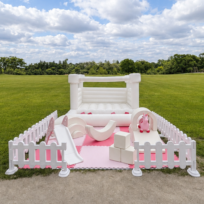 Outdoor Midi Bounce House Set