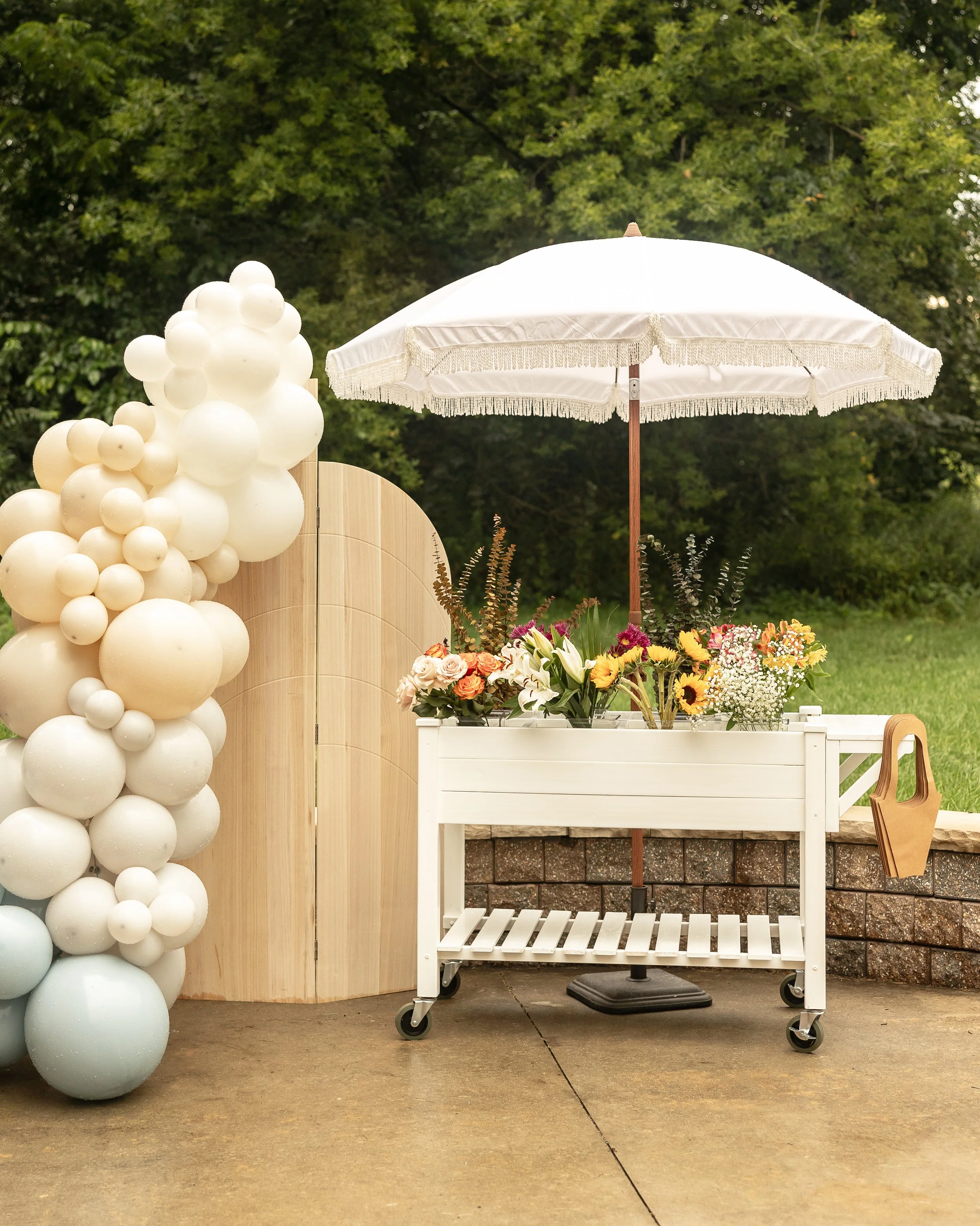 Party Rentals and Sweet Cart