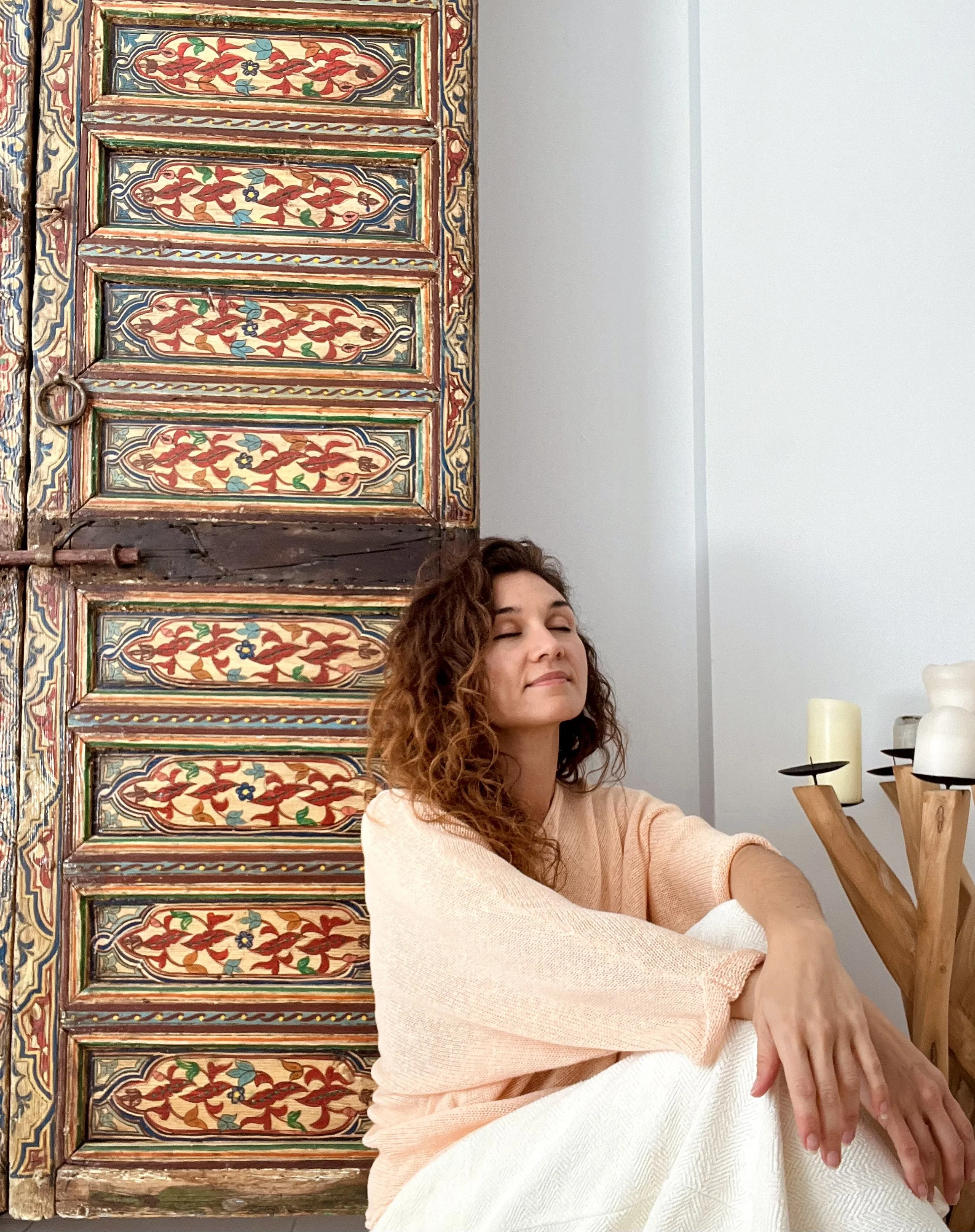 Amalia Moreno, psicóloga clínica, en un momento de calma y autocuidado