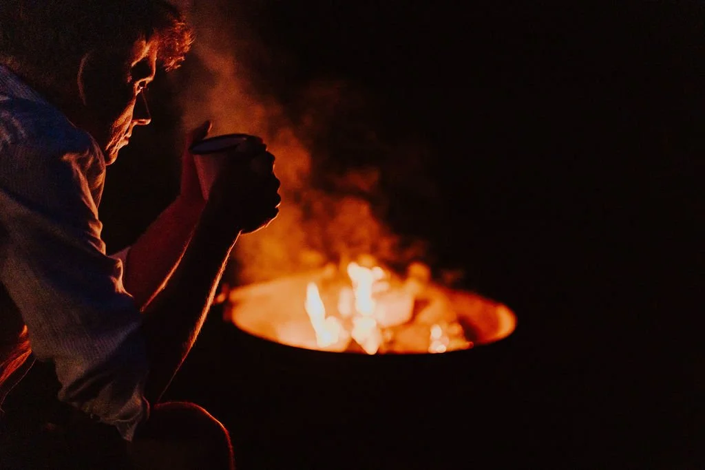 Gather around the fire pit