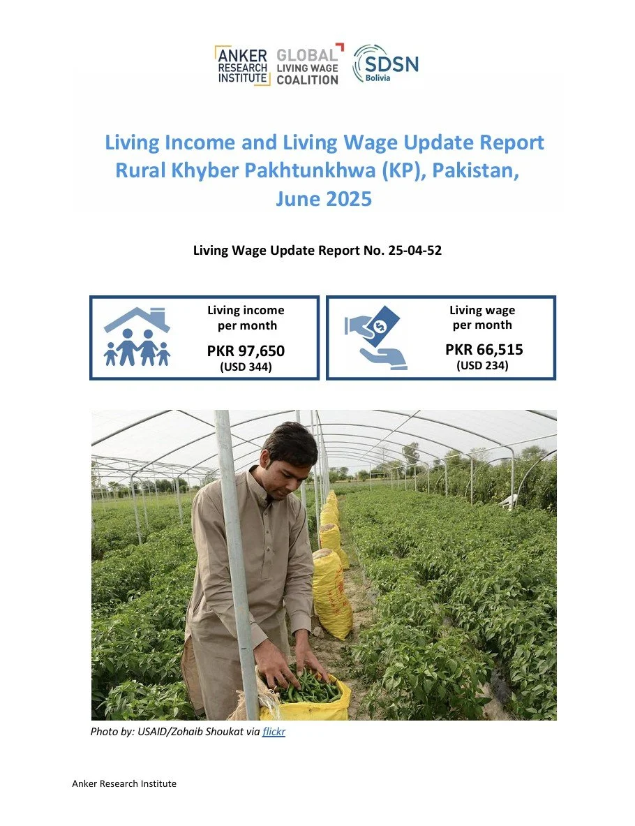 Pakistan - Rural Khyber Pakhtunkhwa Living Wage Update Report 2025